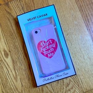 NIB Velvet Cavier iPhone SE Protective Phone Case